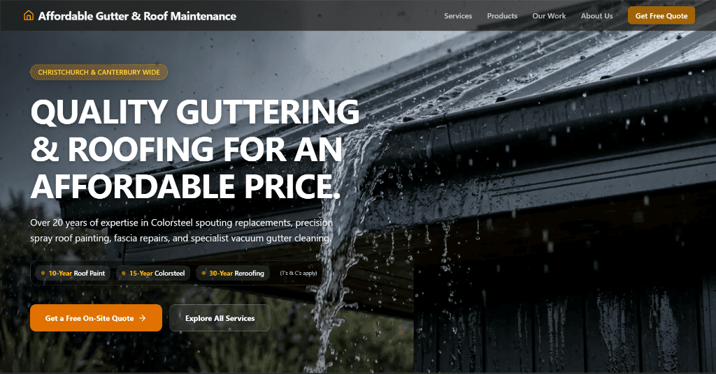 Affordable Guttering